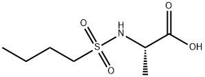 2-(丁烷-1-磺酰氨基)丙酸 结构式