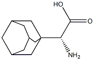 (R)-2-(金刚烷-1-基)-2-氨基乙酸 结构式