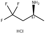 (S)-4,4,4-三氟丁烷-2-胺盐酸盐 结构式