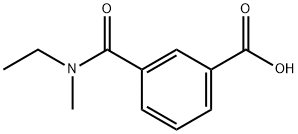 3-[乙基(甲基)氨基甲酰基]苯甲酸 结构式
