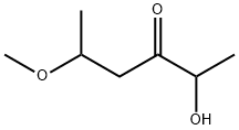 2-hydroxy-5-methoxyhexan-3-one 结构式