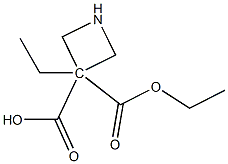 3,3-DIETHYL AZETIDINE-3,3-DICARBOXYLATE 结构式