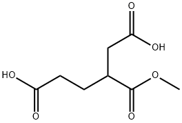 3-(甲氧基羰基)己二酸 结构式