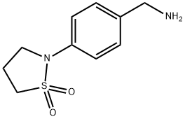 2-[4-(氨基甲基)苯基]-1Λ6,2-噻唑烷-1,1-二酮 结构式