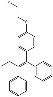 (1-(4-(2-bromoethoxy)phenyl)but-1-ene-1,2-diyl)dibenzene 结构式