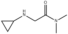 2-(cyclopropylamino)-N,N-dimethylacetamide 结构式