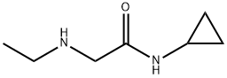 N-cyclopropyl-2-(ethylamino)acetamide 结构式