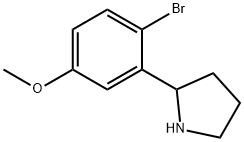 2-(2-bromo-5-methoxyphenyl)pyrrolidine