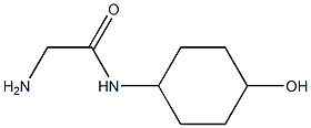 2-amino-N-(4-hydroxycyclohexyl)acetamide 结构式