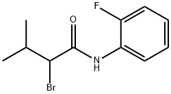 2-bromo-N-(2-fluorophenyl)-3-methylbutanamide 结构式