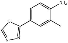 2-甲基-4-(1,3,4-噁二唑-2-基)苯胺 结构式