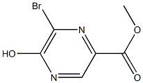 methyl 6-bromo-5-hydroxypyrazine-2-carboxylate 结构式