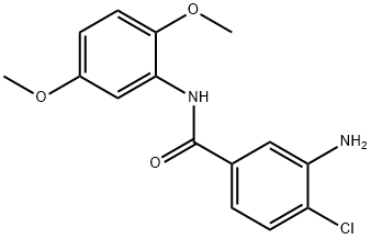 3-amino-4-chloro-N-(2,5-dimethoxyphenyl)benzamide 结构式