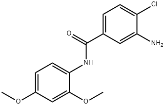 3-amino-4-chloro-N-(2,4-dimethoxyphenyl)benzamide 结构式