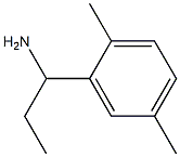 1-(2,5-dimethylphenyl)propan-1-amine 结构式