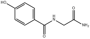 2-[(4-羟基苯基)甲酰氨基]醋胺石 结构式