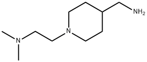{1-[2-(二甲氨基)乙基]哌啶-4-基}甲胺 结构式