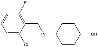 (1r,4r)-4-((2-chloro-6-fluorobenzyl)amino)cyclohexanol 结构式