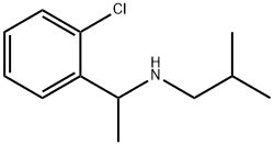 [1-(2-chlorophenyl)ethyl](2-methylpropyl)amine 结构式