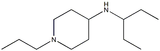 N-(戊-3-基)-1-丙基哌啶-4-胺 结构式