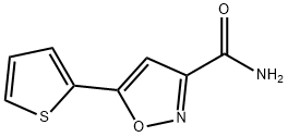 5-(噻吩-2-基)-1,2-噁唑-3-甲酰胺 结构式