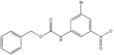 Benzyl 3-bromo-5-nitrophenylcarbamate 结构式