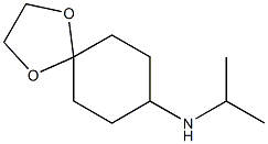 N-(propan-2-yl)-1,4-dioxaspiro[4.5]decan-8-amine 结构式