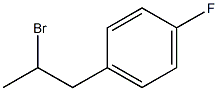 1-(2-溴丙基)-4-氟苯 结构式