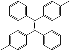 [1,2-二苯基-1,2-二(4-甲基苯基]乙烯 结构式