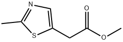 METHYL (2-METHYL-1,3-THIAZOL-5-YL)ACETATE 结构式