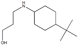 3-((4-(叔丁基)环己基)氨基)丙-1-醇 结构式