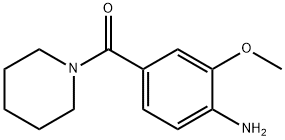 (4-Amino-3-methoxyphenyl)-1-piperidinyl ketone 结构式