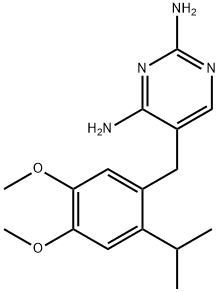 5-[[4,5-Dimethoxy-2-(methylethyl)phenyl]methyl]-2,4-pyrimidinediamine 结构式