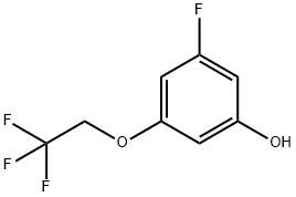 Phenol, 3-fluoro-5-(2,2,2-trifluoroethoxy)- 结构式