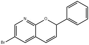 6-bromo-2-phenyl-2H-pyrano[2,3-b]pyridine 结构式