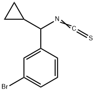 1-bromo-3-[cyclopropyl(isothiocyanato)methyl]benzene 结构式