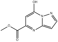 7-羟基吡唑并[1,5-A]嘧啶-5-羧酸甲酯 结构式