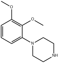 1-(2,3-二甲氧基苯基)哌嗪 结构式