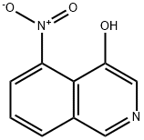 5-nitroisoquinolin-4-ol 结构式