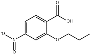4-Nitro-2-propoxybenzoic acid 结构式