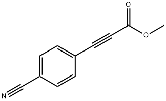 methyl 3-(4-cyanophenyl)prop-2-ynoate 结构式