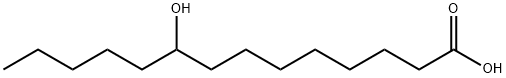 9-羟基十四酸 结构式