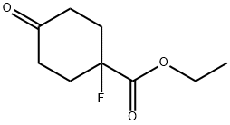 ethyl 1-fluoro-4-oxocyclohexane-1-carboxylate 结构式