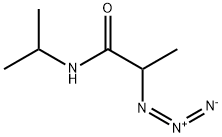 2-azido-N-(propan-2-yl)propanamide 结构式