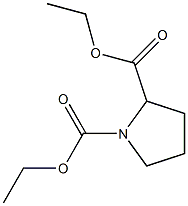 diethyl pyrrolidin-1,2-dicarboxylate 结构式