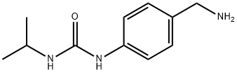 1-[4-(氨基甲基)苯基]-3-(丙-2-基)脲 结构式