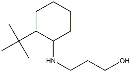 3-[(2-tert-butylcyclohexyl)amino]propan-1-ol 结构式