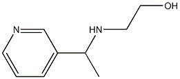 2-((1-(吡啶-3-基)乙基)氨基)乙醇 结构式