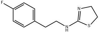 N-[2-(4-氟苯基)乙基]-4,5-二氢-1,3-噻唑-2-胺 结构式