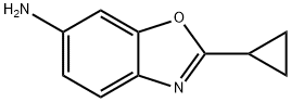 2-cyclopropyl-1,3-benzoxazol-6-amine 结构式